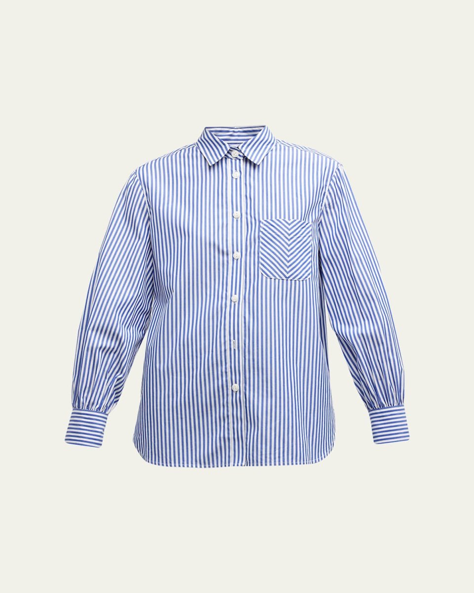 Maxine Striped Button-Front Shirt